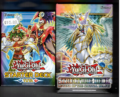 2 -Yu-Gi-Oh Factory sealed decks Legend of the Crystal Beasts &  YUYA Starter-image