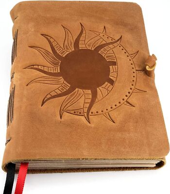 Poetry Journal Notebook - Leather Bound Notebook - Leather Journal for Women ...-image