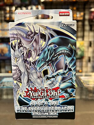 Saga of Blue-Eyes White Dragon Yu-Gi-Oh! Structure Deck Brand New Factory Sealed-image