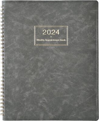 2024 Appointment Book/Planner - Weekly 2024, Grey -image