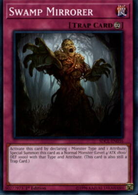 2017 Yu-Gi-Oh Structure Deck Cyberse Link 1st Edition #SDCLEN036 Swamp Mirrorer -image