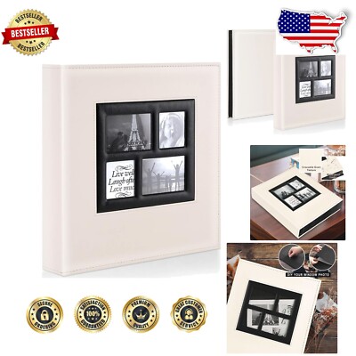 Large Capacity 4x6 Family Photo Album - 1000 Pockets for Cherished Moments-image
