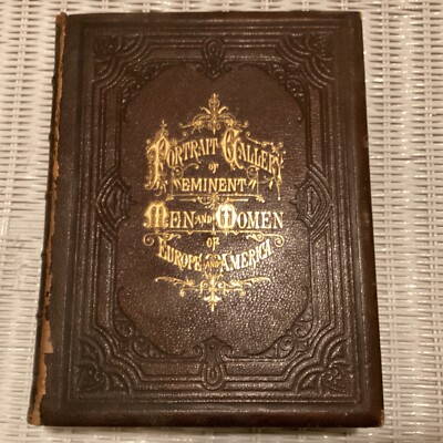 Portrait Gallery Of Eminent Men & Women In Europe & America 1878 Leather-image