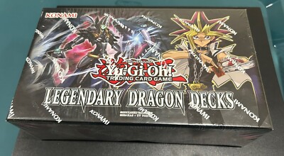 Yu-Gi-Oh 1st Edition LEGENDARY DRAGON DECKS TCG Factory Sealed KONAMI-image
