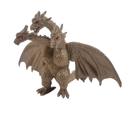 King Ghidorah Vintage Action Figure - (Toho, Bandai, 2002) Godzilla Rare 3.25
