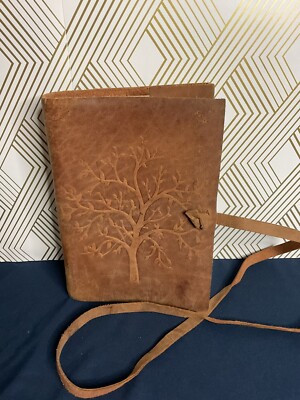 Vintage Leather Bound Tree of Life Journal-image