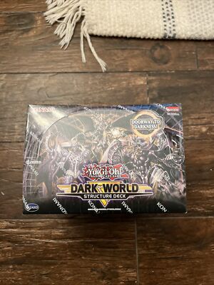 Yugioh SR13 Structure Deck Dark World Display Of 8 Decks-image