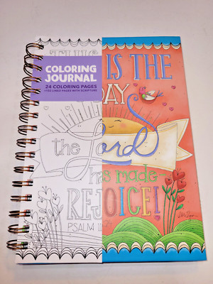 Coloring Journal by Brownlow This is the Day the Lord has made Rejoice Psalms-image