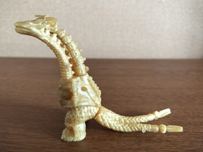 Early Hg Series Mecha King Ghidorah Bandai Godzilla Candy Toy Gold Pvc Doll Soft-image
