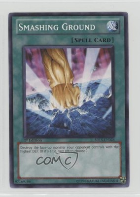 Smashing Ground 1st Ed. YuGiOh Lost Sanctuary Structure Deck #SDLS-EN026 0b5-image