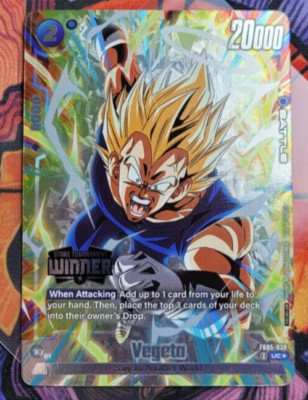 Vegeta FB05-039 SS	Winner Tournament Promo Prize Dragon Ball Card Fusion World-image