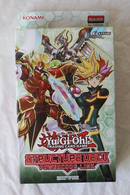 YuGiOh POWERCODE LINK Structure Deck New Factory Sealed MISB Konami Yu-Gi-Oh CCG-image