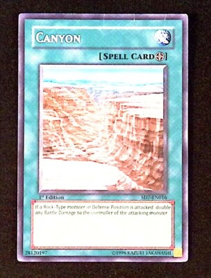 Canyon YuGiOh Structure Deck: Invincible Fortress Spell Common-image
