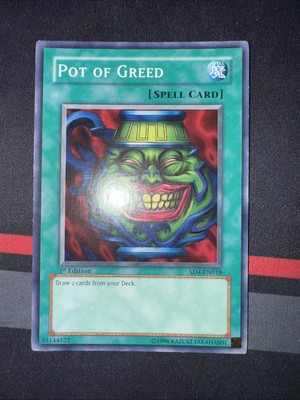 Pot of Greed SD4-EN018 Structure Deck: Fury from the Deep 1st Edition-image