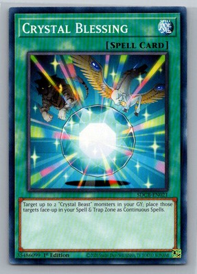 Crystal Blessing #SDCB-EN021 Structure Deck: Legend of the Crystal Beasts H55-image