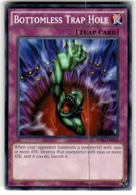 Yu-Gi-Oh! TCG Bottomless Trap Hole HERO Strike Structure Deck SDHS-EN038-image
