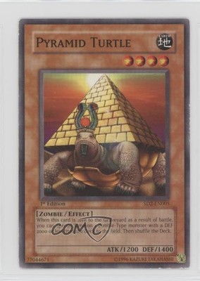 2005 Yu-Gi-Oh! Zombie Madness Structure Deck 1st Edition Pyramid Turtle 0ie5-image