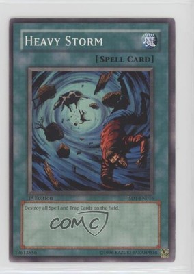 2005 Yu-Gi-Oh! Dragon's Roar Structure Deck 1st Edition Heavy Storm 0bt4-image