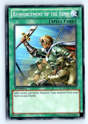 Yu-Gi-Uh Reinforcement of the Army SDWS-EN025 Structure Deck: Warriors Strike LP-image