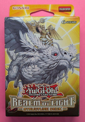 YuGiOh Realm of Light Structure Deck EU PRINT Unlimited Edition Sealed-image