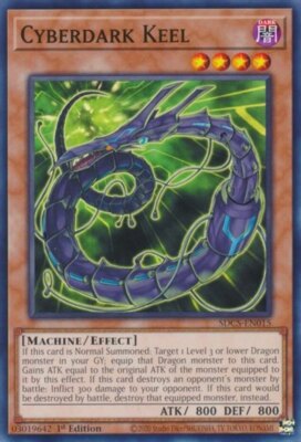 Yugioh! Cyberdark Keel - SDCS-EN015 - Common - 1st Edition Near Mint, English-image