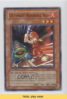 Ultimate Baseball Kid 1st Ed. YuGiOh Blaze of Destruction Structure Deck 2u3-image
