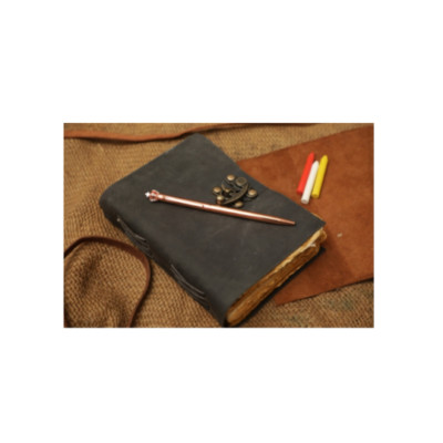 Leather Vintage Leather Journal, Vintage Leather bound Journal For Women Men-image