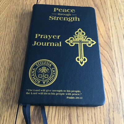 Peace Through Strength Prayer Journal Black 2022-image
