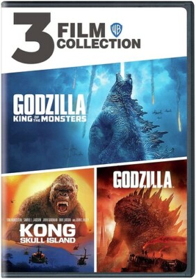 Godzilla/Godzilla: KOTM/Kong: Skull Island [DVD] - Good - 0-image