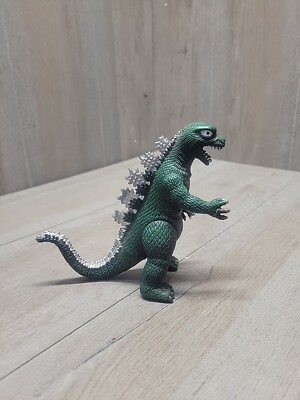 Vintage Godzilla Figure Bootleg Monster Toy 6inch-image
