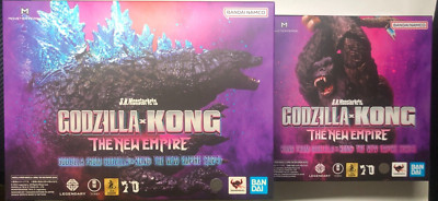 S.H.MonsterArts GODZILLA FROM GODZILLA x KONG: THE NEW EMPIRE 2024 2set Movies-image