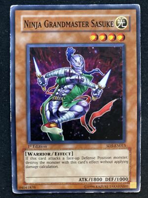NM x1Yu-Gi-Oh! TCG Ninja Grandmaster Sasuke Structure Deck SD5-EN015 1st Edition-image
