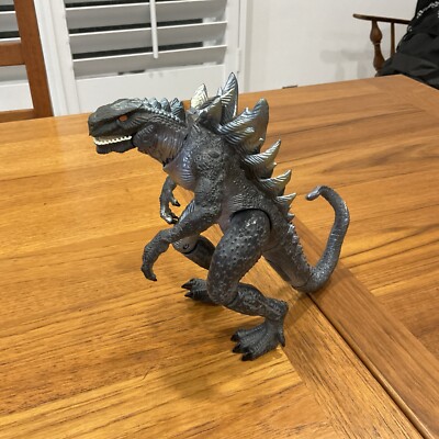 Godzilla Electronic Roaring large Action Figure  1998 Toho Tested Works  8”-image