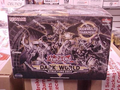 YUGIOH DARK WORLD STRUCTURE DECK DISPLAY BOX 1st Edition-image