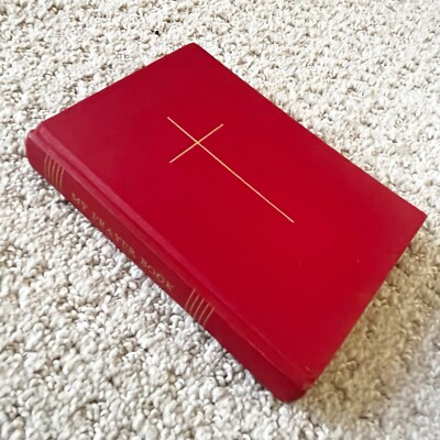 My Prayer Book 1957 Red Gospel Lutheran Praise Concordia Publishing Vintage-image