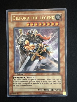 🔥 YUGIOH • GILFORD THE LEGEND • ULTRA RARE • 1st EDITION • SD5-EN001 • NM 🔥-image