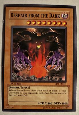 Yu-Gi-Oh! TCG Despair from the Dark Structure Deck SD2-EN007 1st Edition Common-image