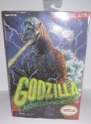NECA Video Game 8 bit Godzilla Head to Tail Action Figure, 12