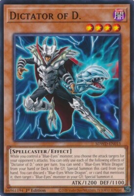 Yugioh! Dictator of D.  x3  SDWD-EN015 Structure Deck-image