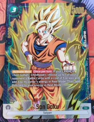 Son Goku FB02-086 (Gold) Dragon Ball Fusion World Tournament Promo Prize Card-image