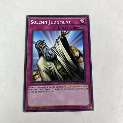 yugioh Solemn Judgement SR14-EN038 Fire Kings Structure Deck 1st Edition Common-image