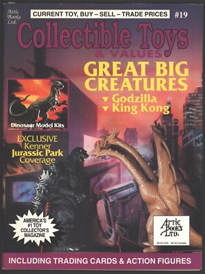 Collectible Toys Magazine #19 VTG 1993 Godzilla/Ghidora Action Figures Cover-image