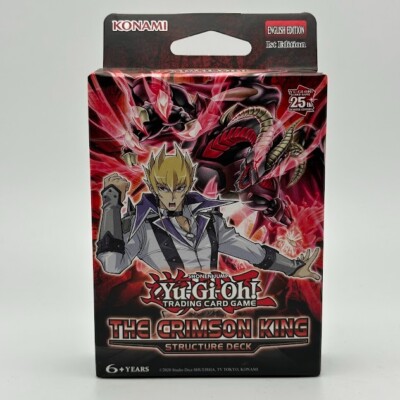 Yu-Gi-Oh The Crimson King 1st Edition Structure Deck New Factory Sealed-image