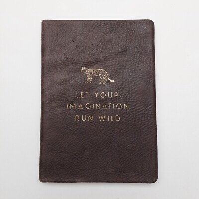 Leather Cover Dark Brown Journal 6