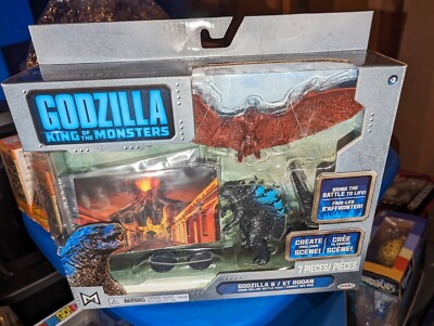 Godzilla King of The Monsters 3.5 inch Action Figure - 2 pack Godzilla et Rodan-image