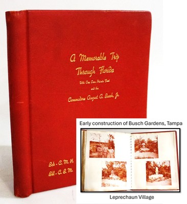 Anheuser-Bush Photo Journal / Early Construction Bush Gardens / Family c1959-image