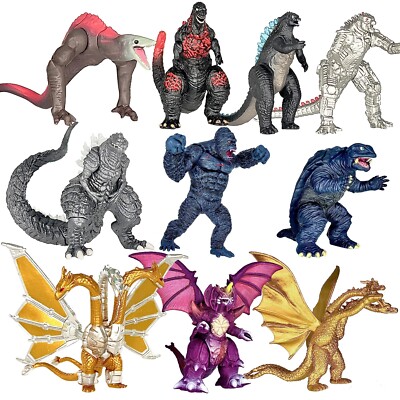 TwCare Exclusive Brand New Set of 10 Godzilla vs Kong Toys Action Figures-image