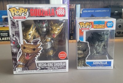 Godzilla Funko Pop Lot Of 2 Gamestop Exclusive Mecha King Ghidorah-image