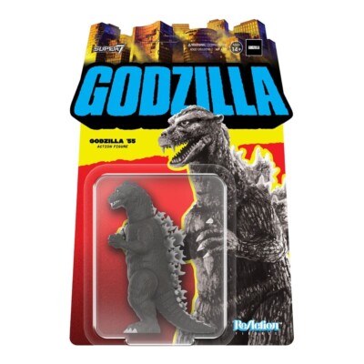 Godzilla Toho ReAction Wave 05 Grayscale 1955 Action Figure-image
