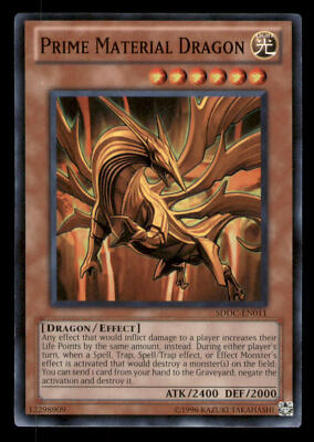Yugioh Prime Material Dragon #SDDC-EN011 Structure Deck: Dragons Collide LP-image